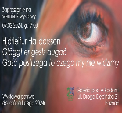 Wystawa prac Hjorleifur Halldórssona - plakat