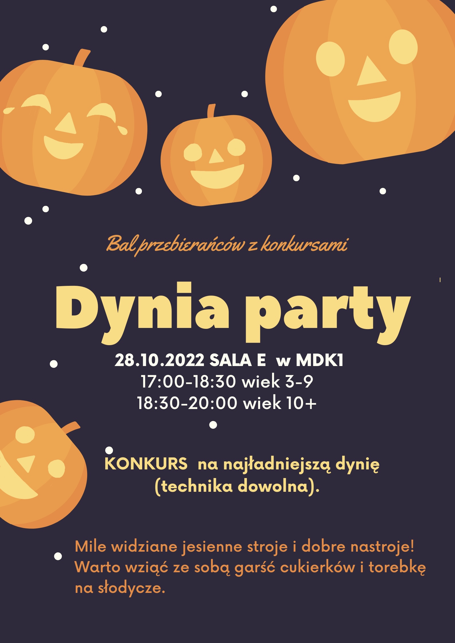 Dynia Party - plakat